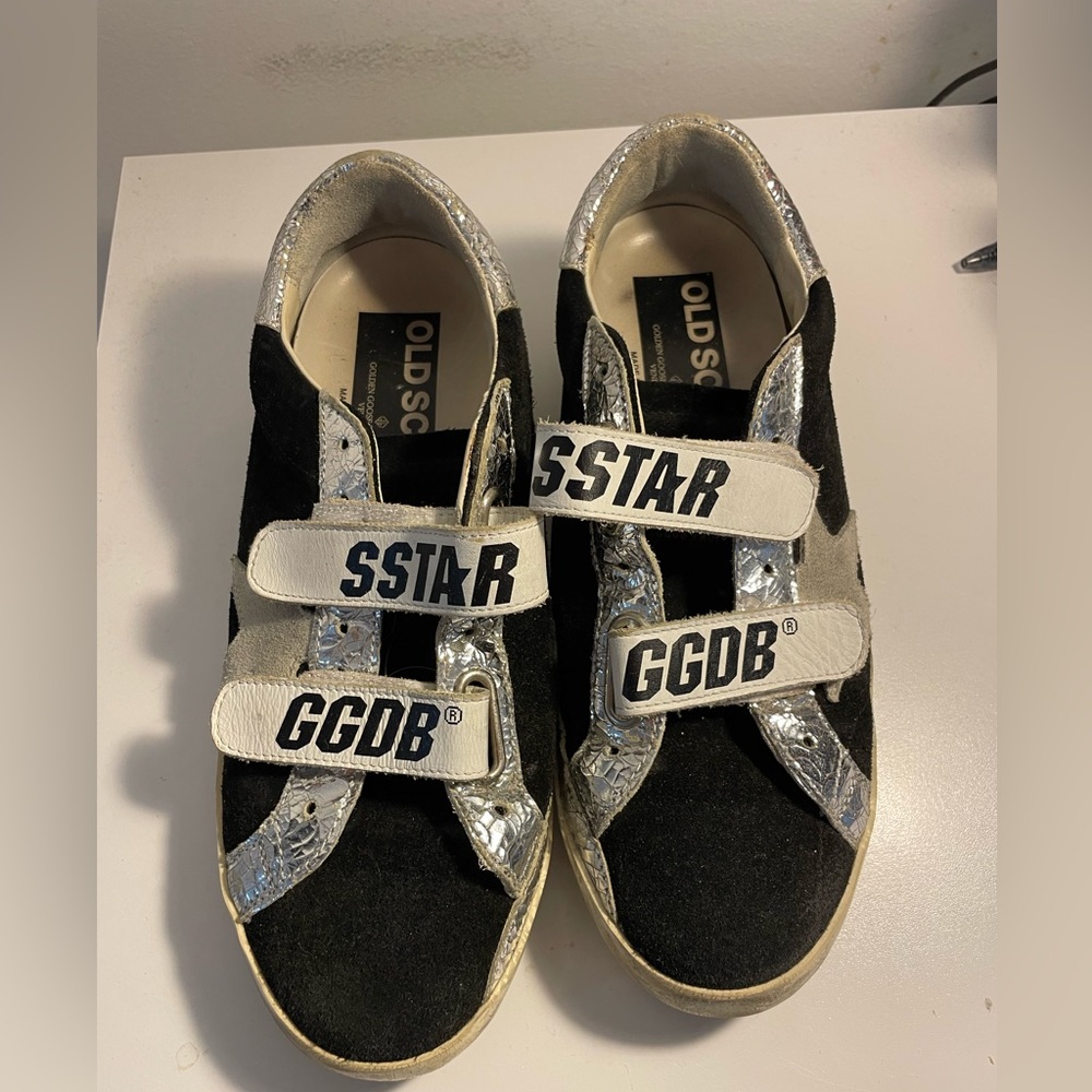 Golden Goose Old School Velcro Sneakers
